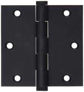 1035190i Baldwin Square Mortise Hinge Black