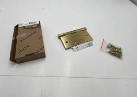 1040.033.inrp Baldwin Non Removable Pin Square Mortise Hinge Vintage Brass