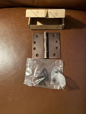 1041-0381-1 Baldwin Solid Brass Hinge