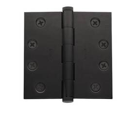 1041.190.i Baldwin Estate 4 Inch Square Mortise Door Hinge Qty 7 Satin Black New