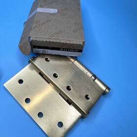 1041033i Baldwin 2 4 Inch X Ball Bearing Mortise Square Hinge Brass Finish