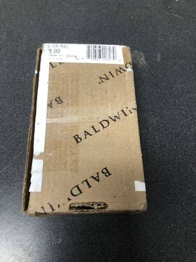 1041055i Baldwin 4 Inch Solid Brass Square Corner Ball Bearing Mortise Hinge - Lifetime Polis