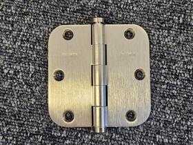 1135.056.1 Baldwin Hinges - Model 3.5 Inch 5/8 Radius Corner Satin Nickel