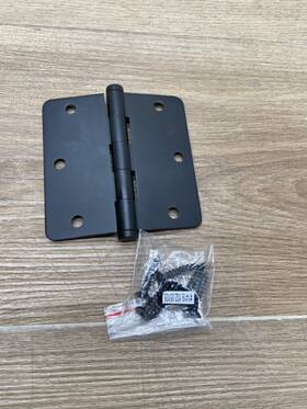 1435102i Baldwin 14351901 3.5 Inch X Solid Brass 1/4 Corner Bearing Mortise Hinge