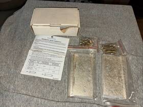1540.003 Baldwin Brass 4 Inch X4 Butt Hinge. One Pair. With Screws