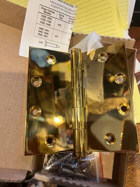 1045.031.i Baldwin 723079160214 Mortise Square Door Hinge 4.5 Inch X
