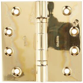 Baldwin 723079383026 Square Ball Bearing Mortise Hinge Non Removable Pin Lifetime Brass