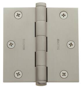 1035056i Baldwin 829846123793 Square Mortise Hinge Satin Nickel