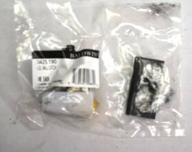 0425.190 Baldwin 829846296800 Adjustable Ball Catch Black Brass Push Pull Plate Mortise