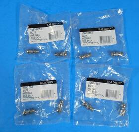 1080.055.i Baldwin 884011131287 Lot Of 4 Ball Tip Hinge Finials Polished Nickel