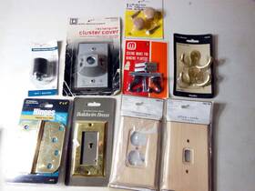 345-7446 Baldwin Brass Hardware New Old Stock Random Lot And More