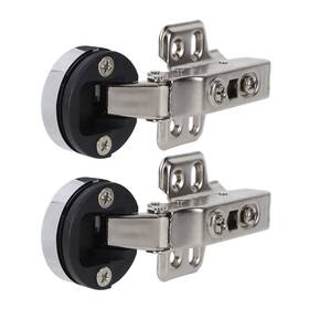 Baok 019868612112 Glass Door Hinge For Cabinet Silent Home Straight Armful