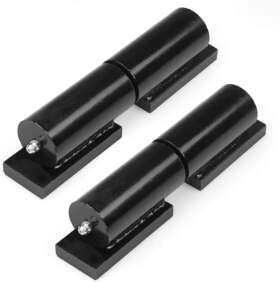 Barcaloo 691199859816 2 Pack Heavy Duty Weld Barrel Hinges Black On For Trailer Gate Ramp