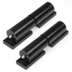Barcaloo 840013431039 2-pack Heavy Duty Weld-on Barrel Hinges 7-inch Black For Trailer Gates