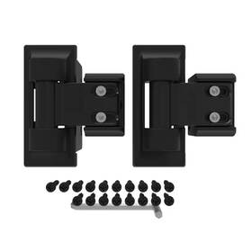 Barrette Outdoor Living 313057142112 3.875 Inch X 4.812 Steel Black Standard Wrap Hinge 2-pack