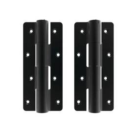 Barrette Outdoor Living 445020036081 3.125 Inch X 7.187 Aluminum Black Heavy-duty Butterfly Hinge 2-pack