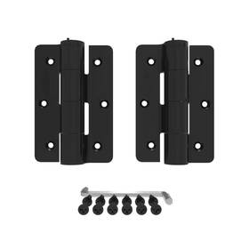Barrette Outdoor Living 744110864410 3.125 Inch X 4.875 Aluminum Black Standard Butterfly Hinge 2-pack