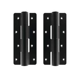 Barrette Outdoor Living 744759018281 3.125 Inch X 7.187 Aluminum Black Heavy-duty Butterfly Hinge 2-pack