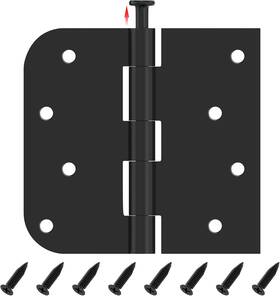 Bartuda 313041454498 3 Pack Door Hinges Black 4in X Interior And Exterior Hinge