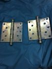 Bb180 Stanley Vintage Solid Brass Sweetheart Hinges Heavy Duty Pair
