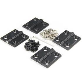 Befenybay 824007212187 4pcs Cabinet Gate Closet Door 40mm X Length Zinc Alloy Ball Bearing Butt