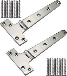 Beinuoyu 781573914702 Beiruoyu 316 Stainless Steel Heavy Duty Marine Grade T Hinge Cast Strap