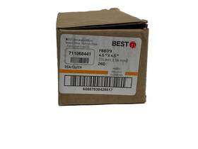 711068441 Best New Box Of 3 4.5 Inch X 26d Satin Chrome Door Hinges