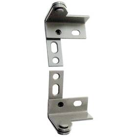 Best 887838078551 342 Wardrobe Pivot 26d Stl 2-1/16 Inch W X 3 H Satin Chrome Hinge
