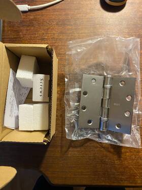Cefbb179-66 Best 4-1/2x4-1/2 26d Electrified Hinge Satin Chrome 6 Wire