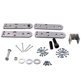 A2pubk Bfo Invisible Door Hidden Secret Bookcase Pivot Hinge Kit With Support Foot
