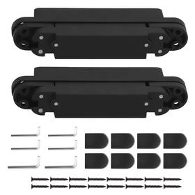 A913f8 Bfo 7 Inch Hidden Door Hinges Heavy Duty Invisible 180 Degree Swing 3 Way Adjustable