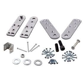 Bfo Cr9bzf Heavy Pivot Hinge Kit For Hidden Secret Bookcase Door 5 7/8 Inch X 1 1/2 1/4