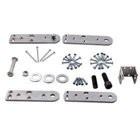 Dh6ji2 Bfo Universal Hidden Door Pivot Hinge Hardware Kit 5 7/8 Inch X 1 1/2 1/4