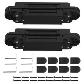 Ejxld4 Bfo 2pc 7in Hidden Door Hinges Heavy-duty Invisible Hinge 180 Degree Swing Concealed