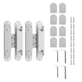 Alloy180 Bfo Ekci6w 6 Inch Hidden Door Hinges Kit Aluminium Degree Swing Concealed Hinge