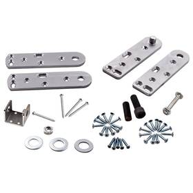 Lr9tn3 Bfo Heavy Pivot Hinge Kit For Hidden Secret Bookcase Door 5 7/8 Inch X 1 1/2 1/4
