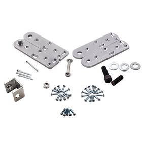 Yj581l Bfo Pivot Hinge Hardware Kit For Hidden Bookcase Door / Secret Silver