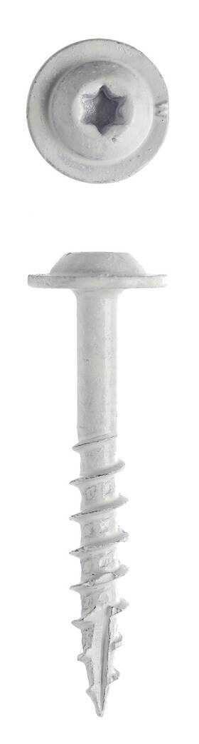 1gdw7114w Big Timber #7x1-1/4 Inch White Garage Door Weather Strip Screw 222-pk