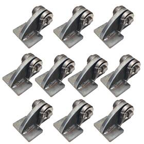Dehy10 Bigalleons 10pcs Weld-on Dump Truck Hinges Trailer Body For Tractor Carriage Tai