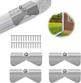 Hgr0063 Bigking Gutter Downspout Extension Hinge 4 Pack Hinges Fits 2x3 3x4