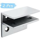 Bl1000-2p Bl10002p Adjustable Frameless Rectangle Glass Shelf Bracket Holder With Leg