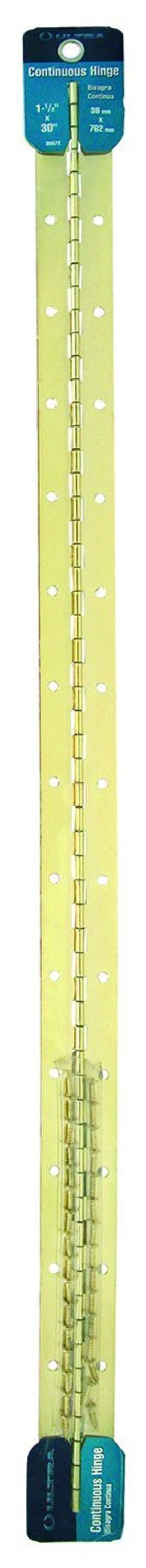 35572 Black Decker Ultra Hardware Hinge Piano 1-1/2 Inch X 30 Brass Plated