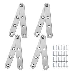 Bluecell World 604348745458 4 Sets 360 Degree Inches Stainless Steel Door Pivot Hinge With Scr