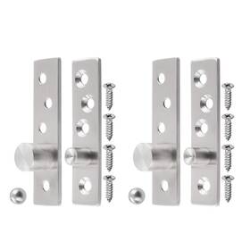 Bnyzwot 793513724593 3 Inch Length Offset-axes Rotating Hinge 360 Degree Door Pivot Conceali