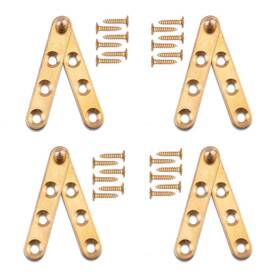 61672 Bolwhao Boohao Door Pivot Hinges Hidden Hinge 360 Degree Rotatable Gold