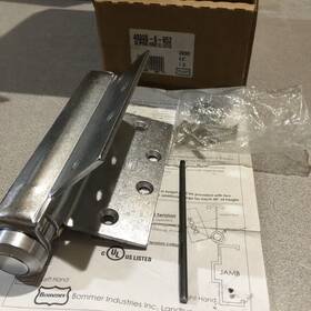 4030s-6-652 Bommer 098398117936 Single Action 6 Inch Steel 4-1/2 Spring Hinge Ul Listed
