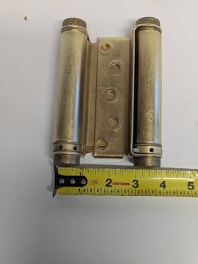 3029-5-633 Bommer Double Action Spring Hinge 6 Inch Satin Brass 3029 5 633-