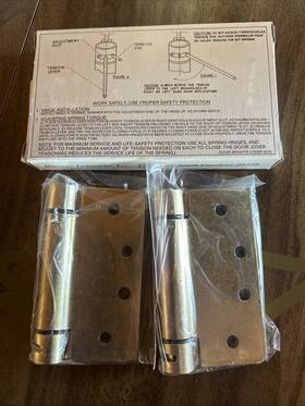 4311-4 Bommer 4311- 4 Inch X4 633/us4 Brass Hinges Set Nos 1 Of Many