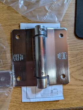 Lb1002-400-626 Bommer 4 X Lavatory Spring Hinge Us26d Polished Chrome