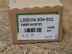 Lb8004-504-652 Bommer 3x Full Mortise Heavy Duty 5x4in Hinges Lb8004 504 652 Satin Chrome